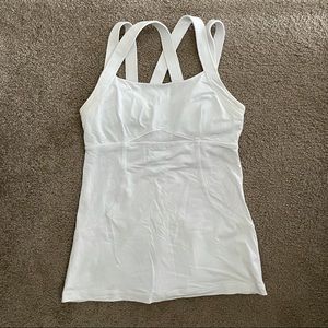 White Lululemon Top